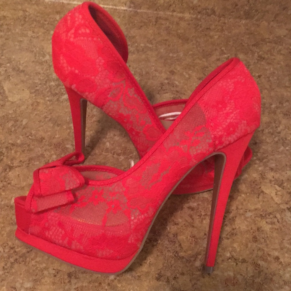 Betsy Johnson Red Heels